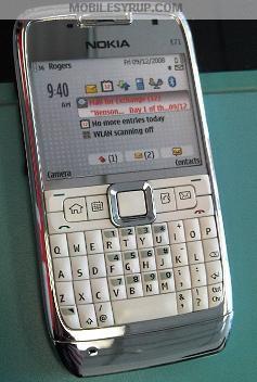 white Nokia E71