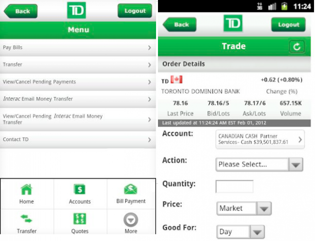 TD Canada Trust Android app updated, brings ability to