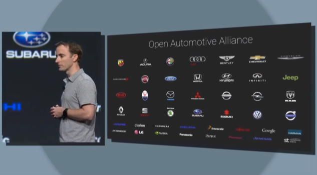Google I/O open automotive alliance