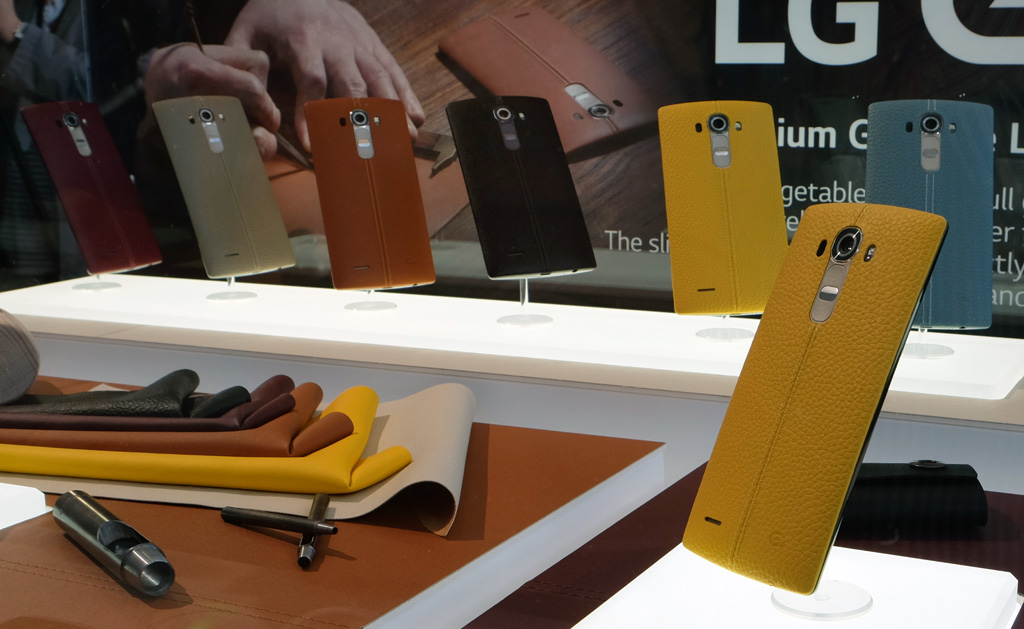 LG G4 leather lineup
