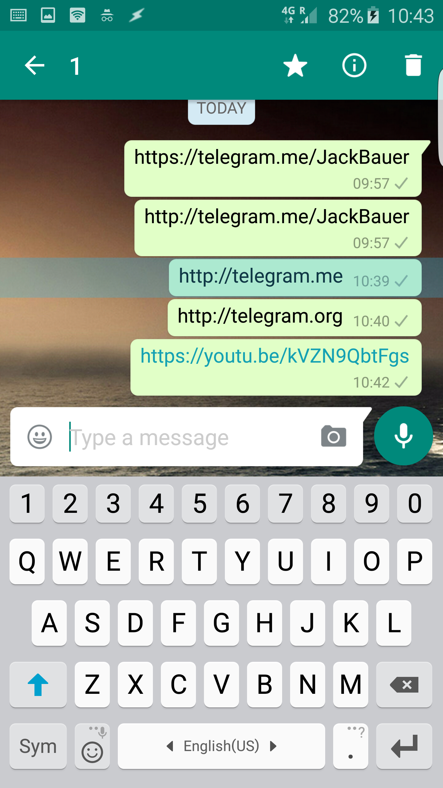 Telegram Link Blocking