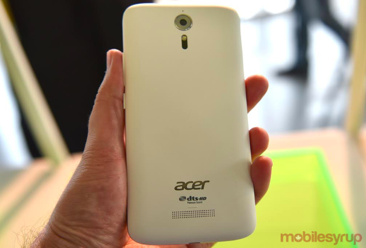 Acer Liquid Zest Plus back