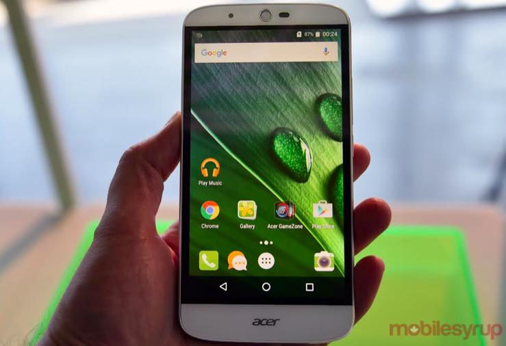 Acer Liquid Zest Plus front