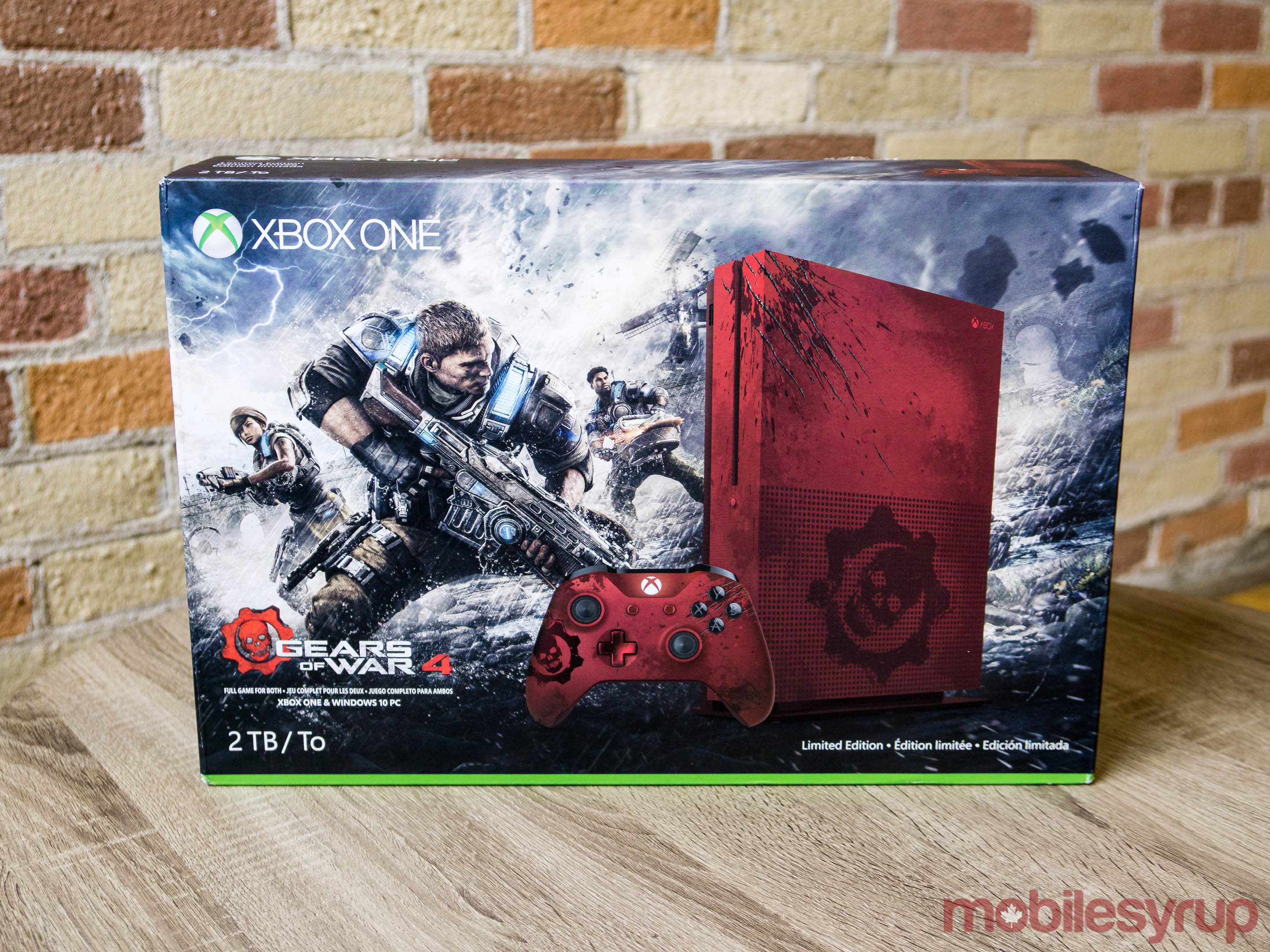 xbox one s gears of war 4