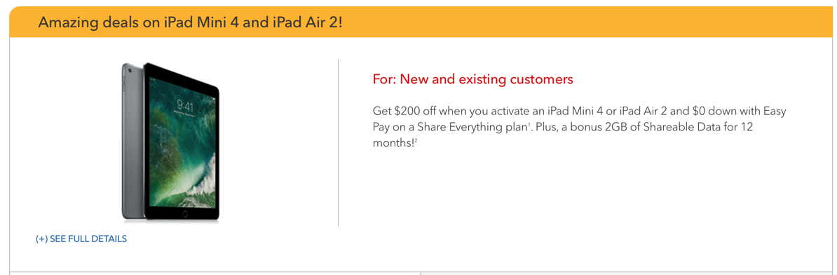 Rogers iPad deal