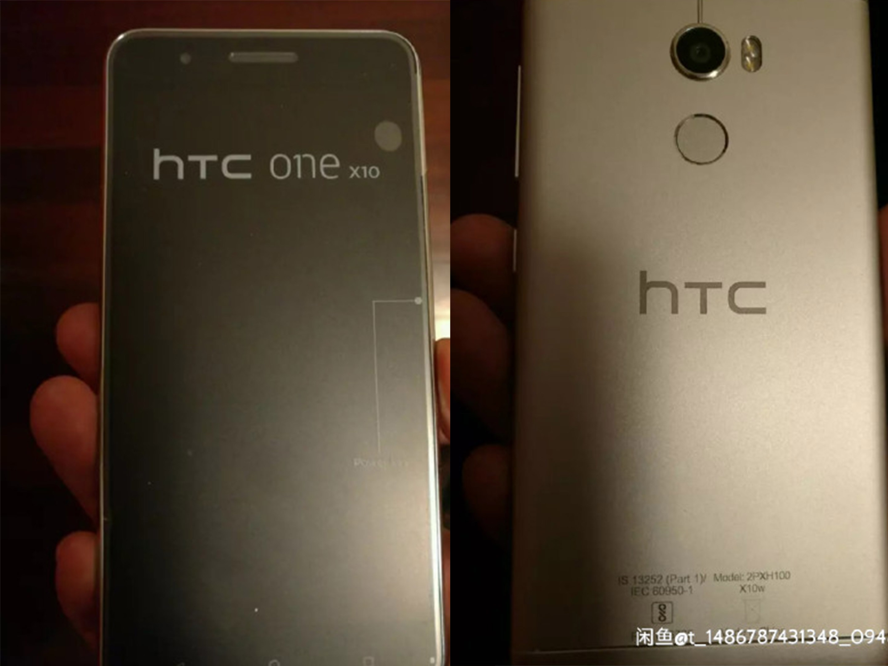 htc one x10 front and back