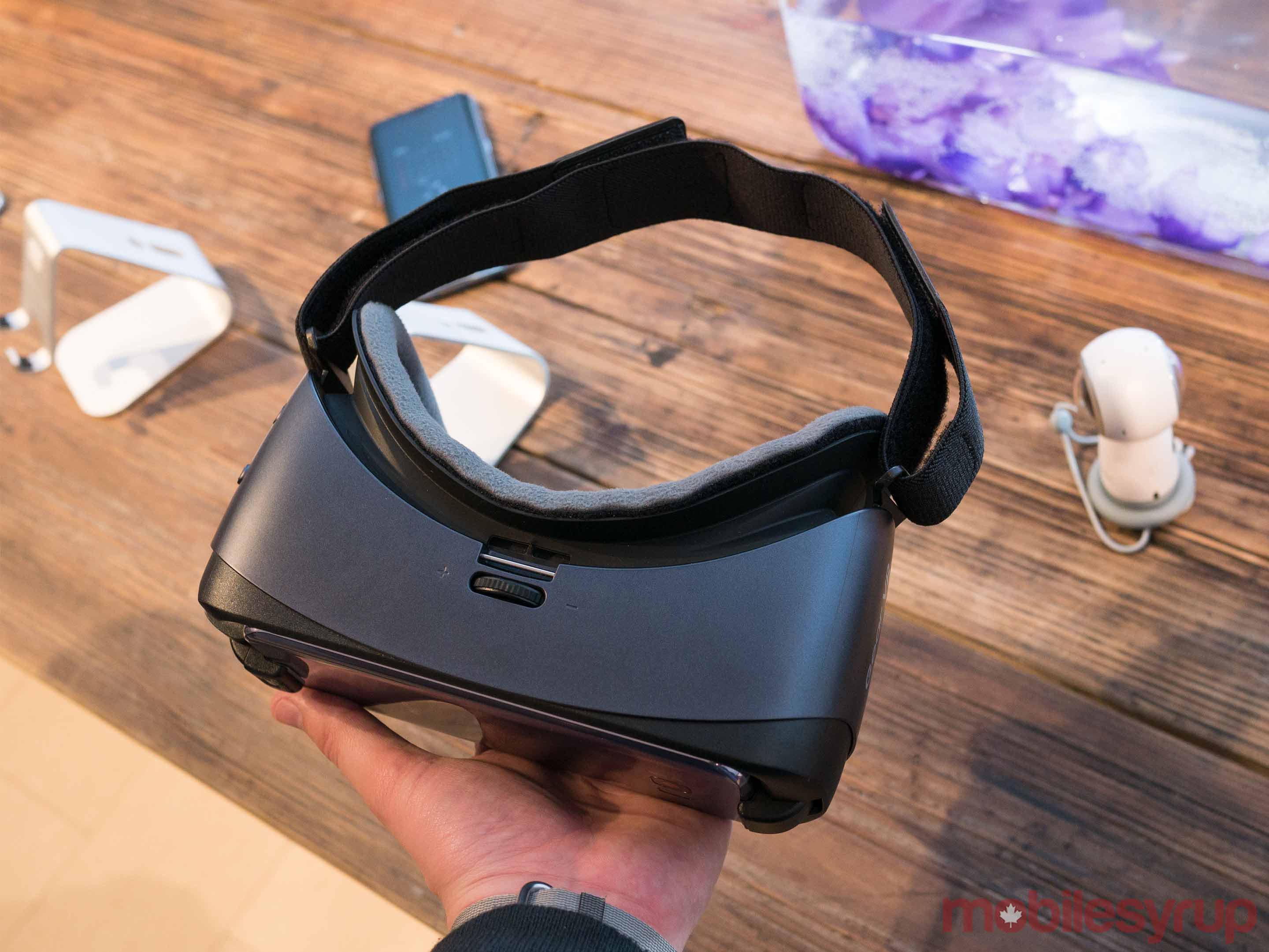 Gear VR in hand
