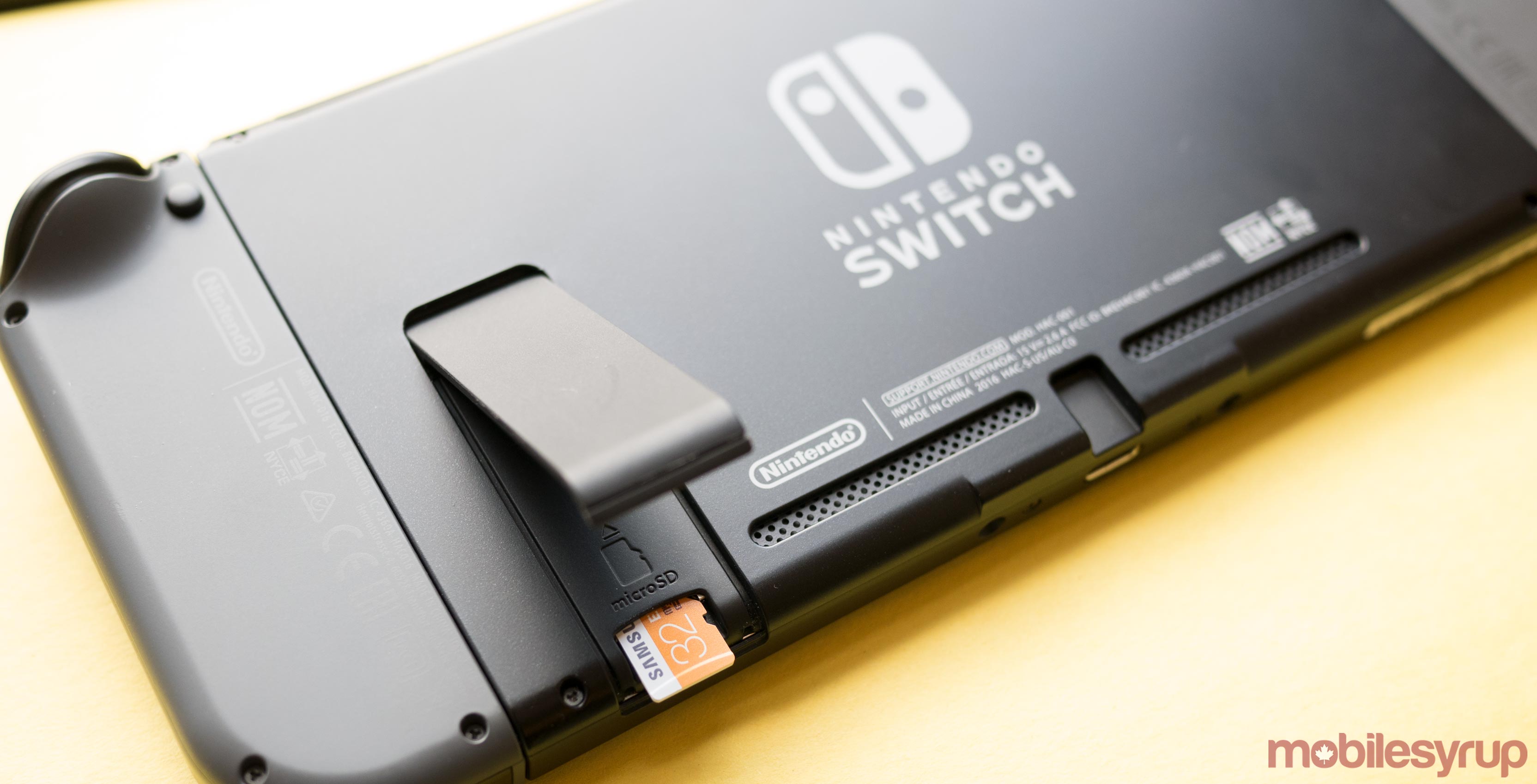 can you use any micro sd card in the nintendo switch