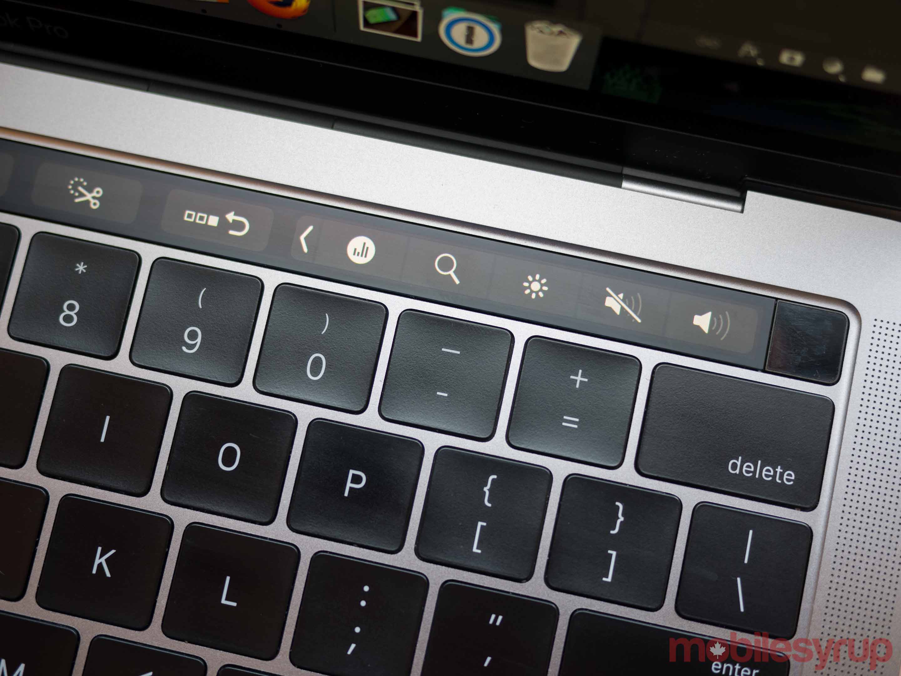MacBook Pro Touch Bar apps