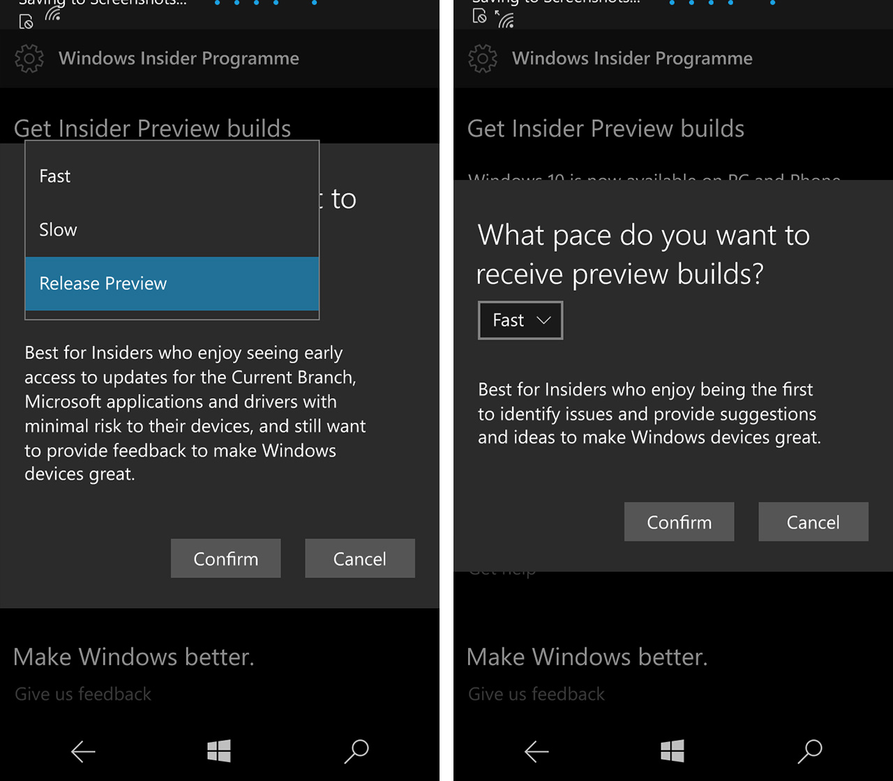 Windows Creators Update Screenshot