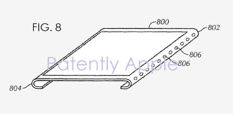 Apple edge display patent