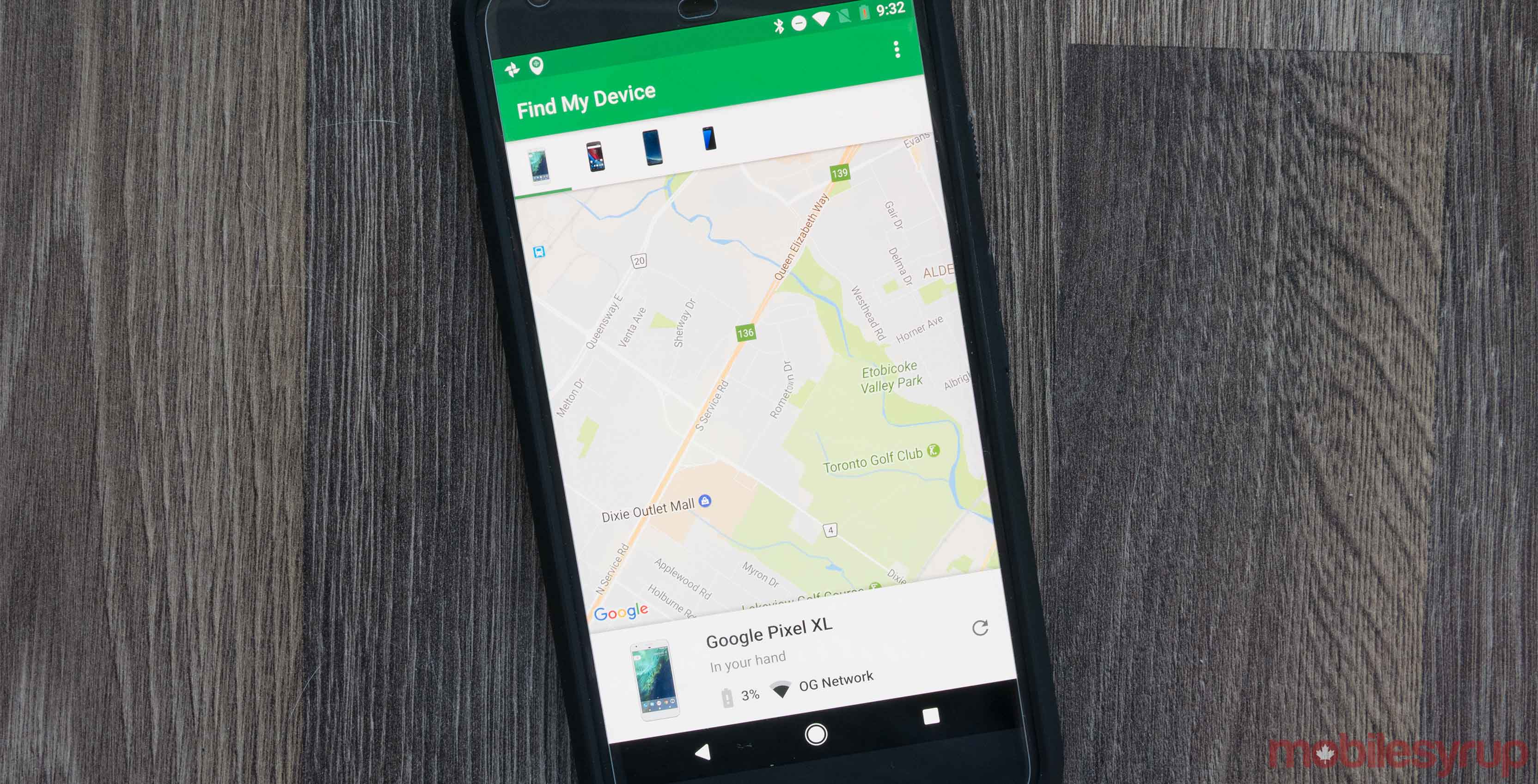 find my device android location