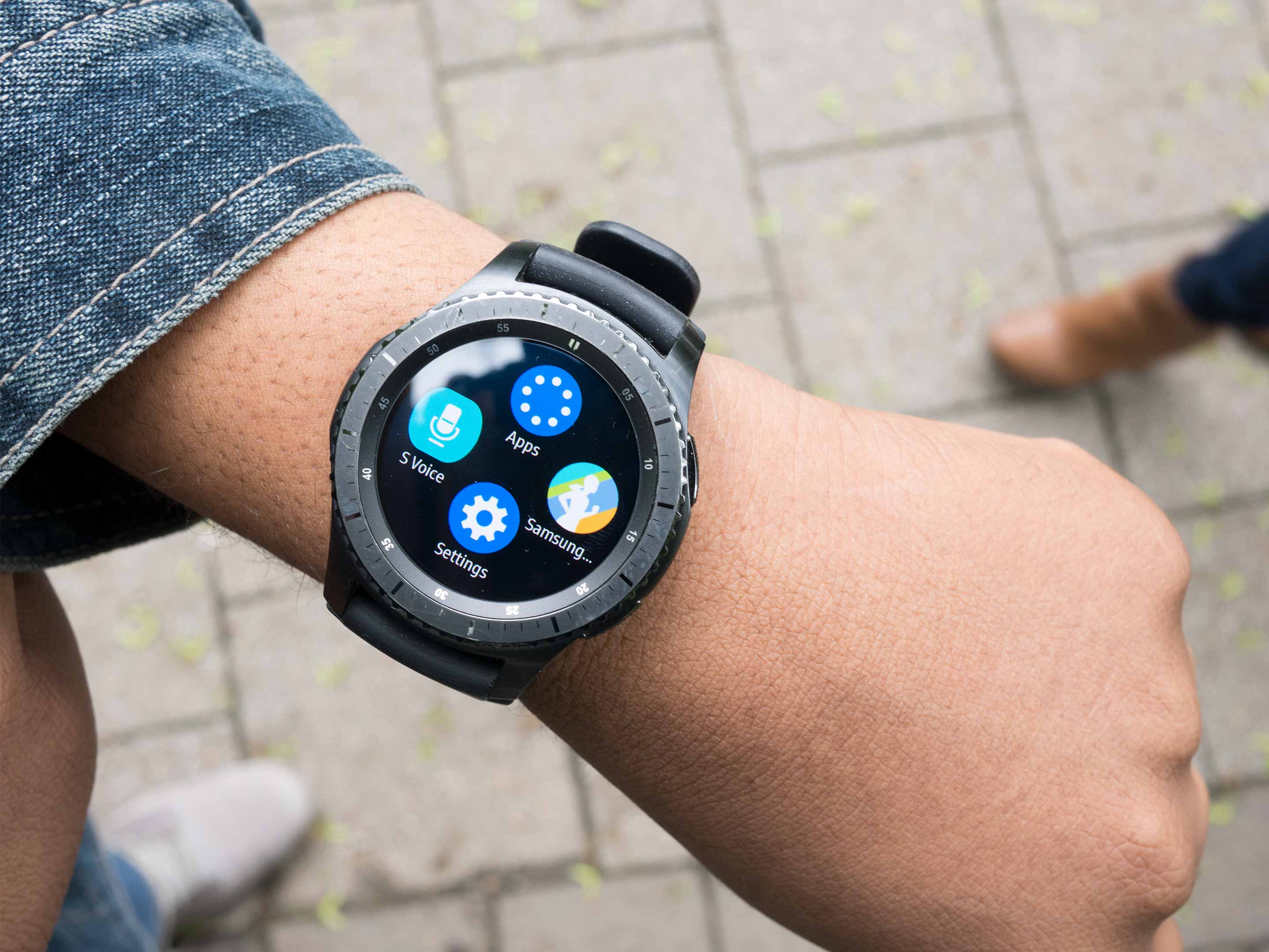Gear S3 top down view