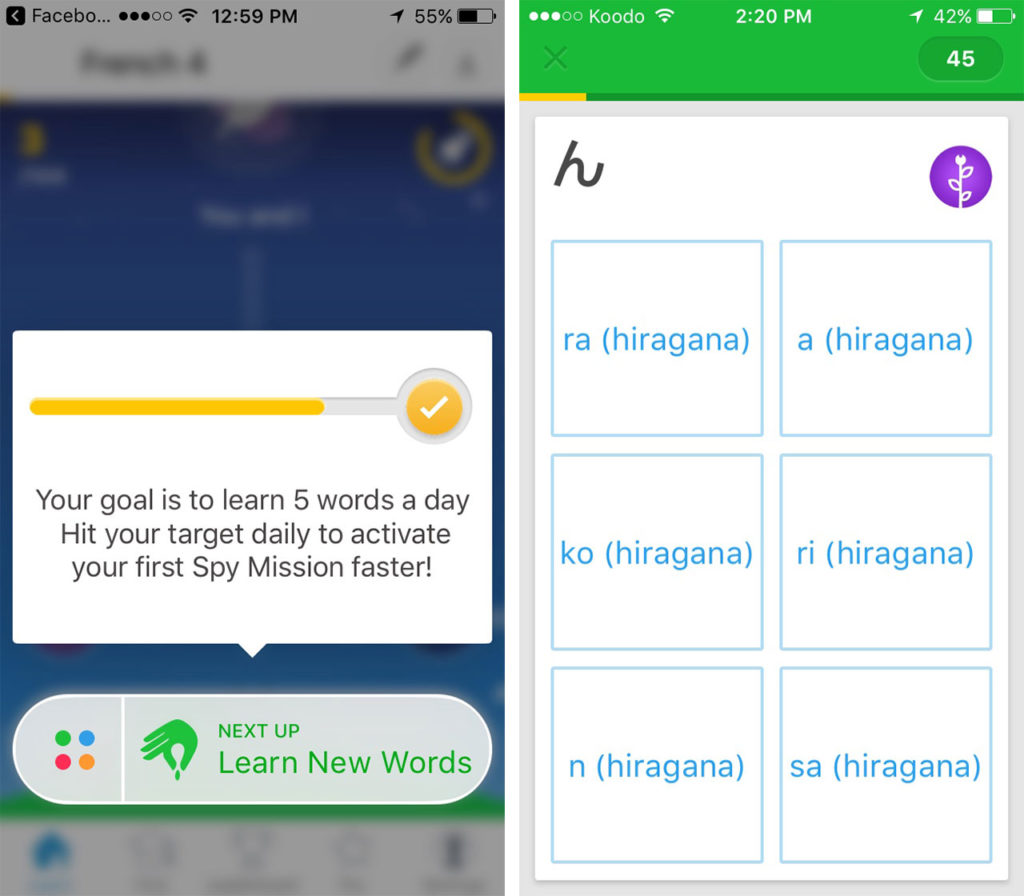 Memrise languages app