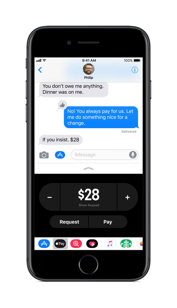 Apple Pay in iMessage