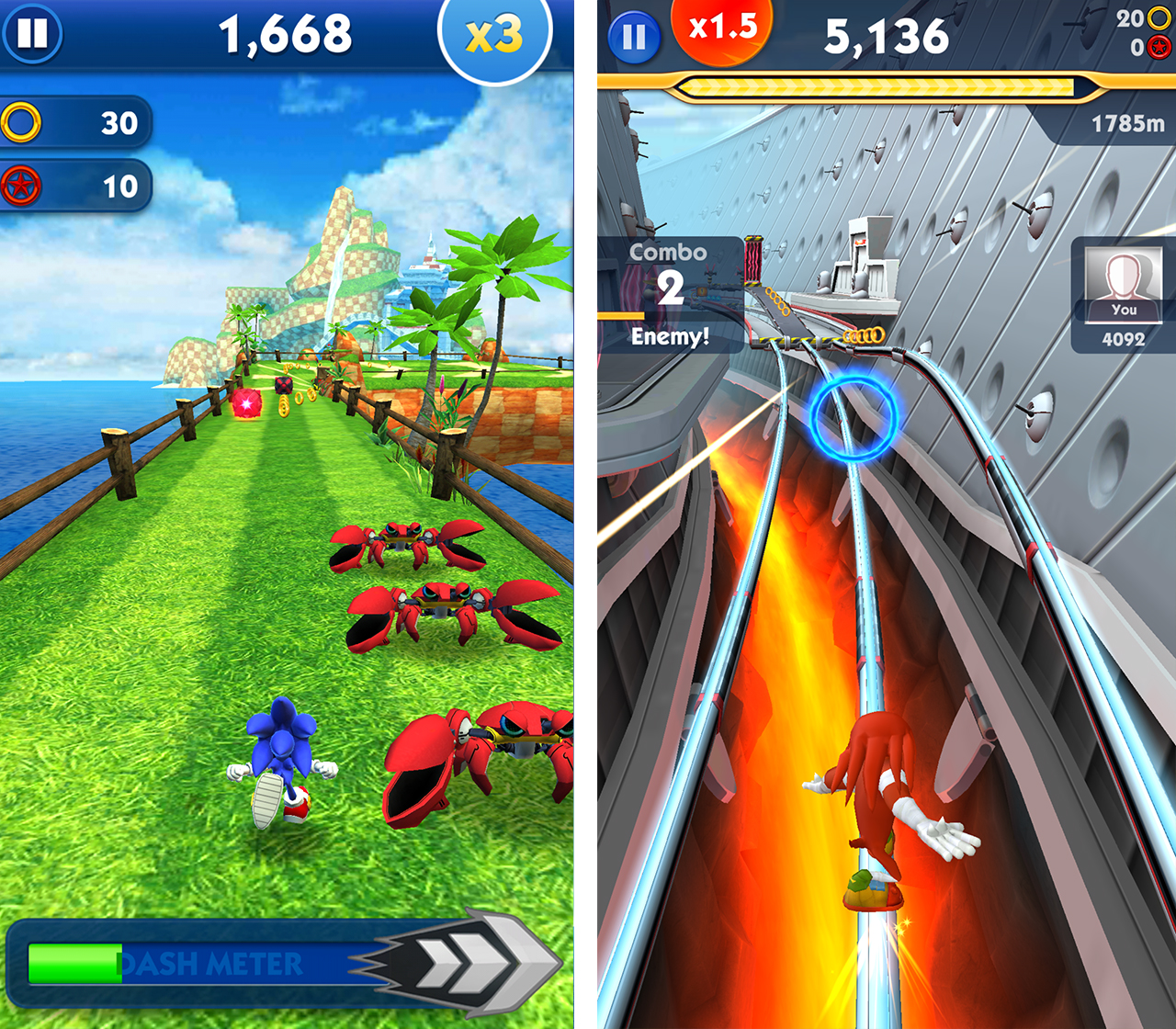 Sonic Dash Screenshot