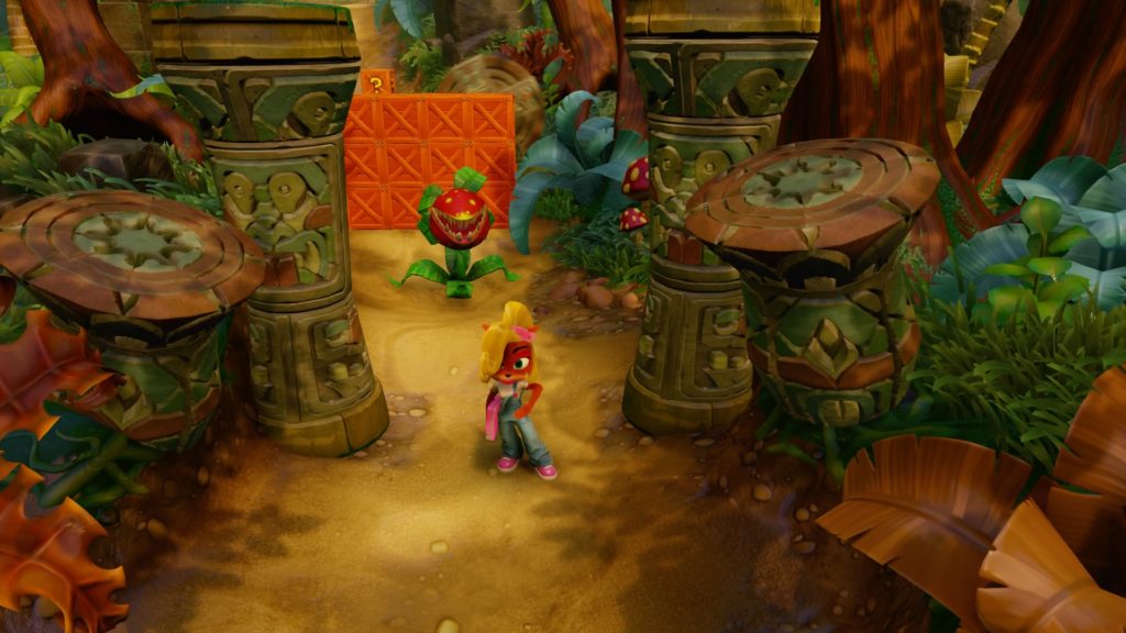 Coco Bandicoot in jungle 