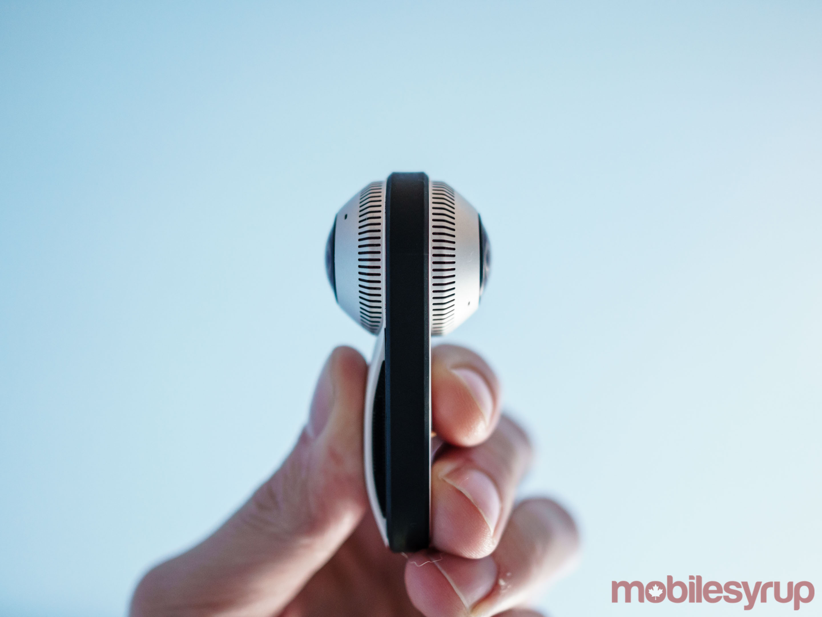 Side view of the Essential 360 Camera