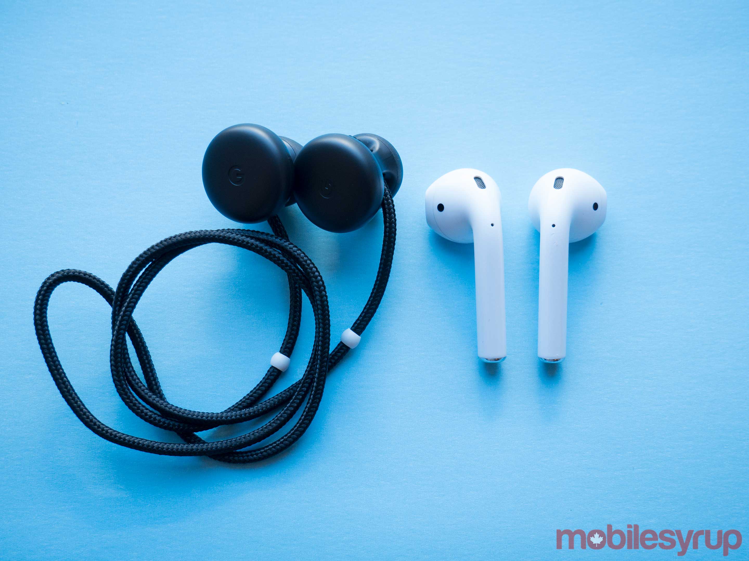 Pixel Buds and Apple's AirPods