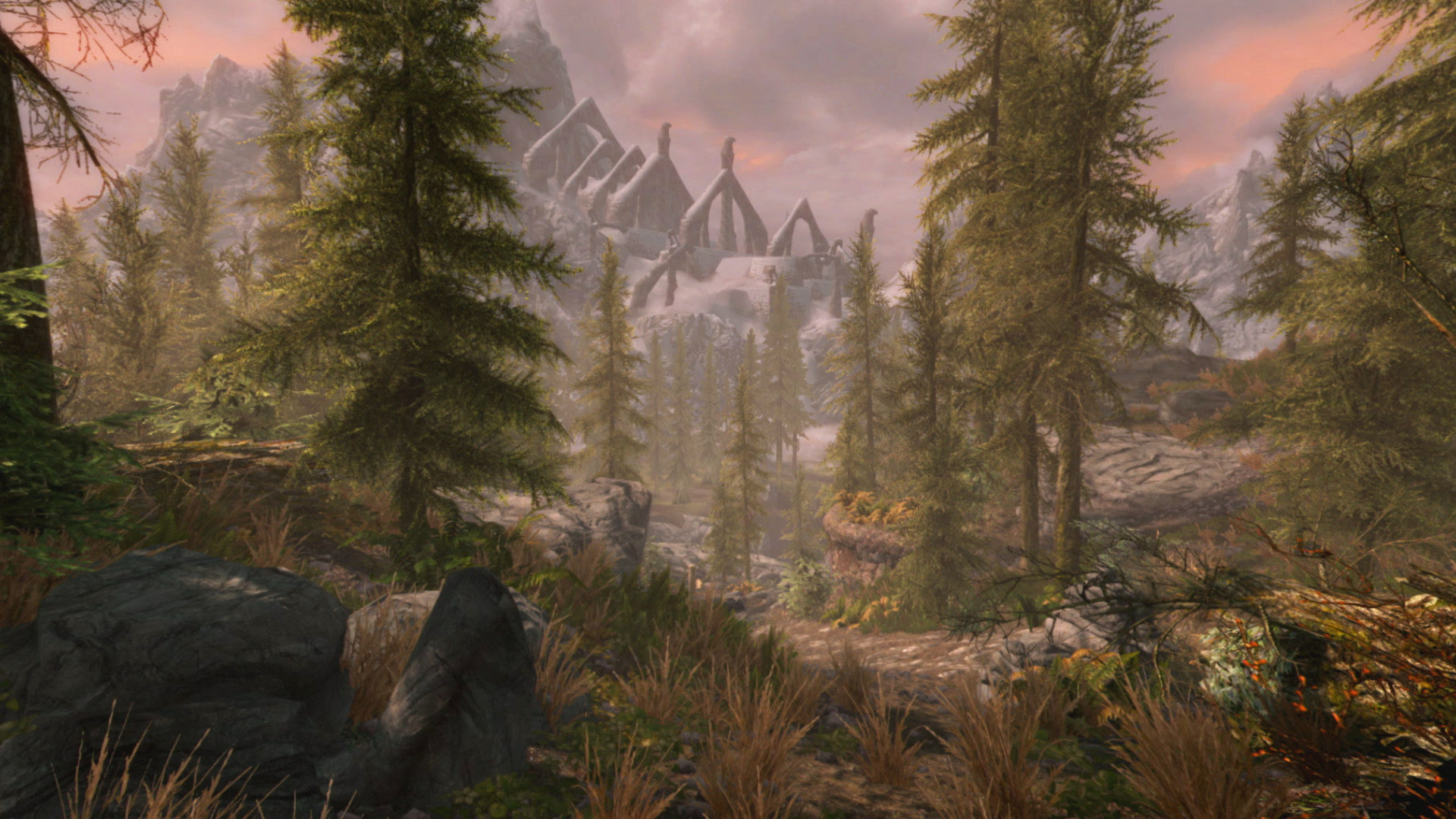 Skyrim VR forest