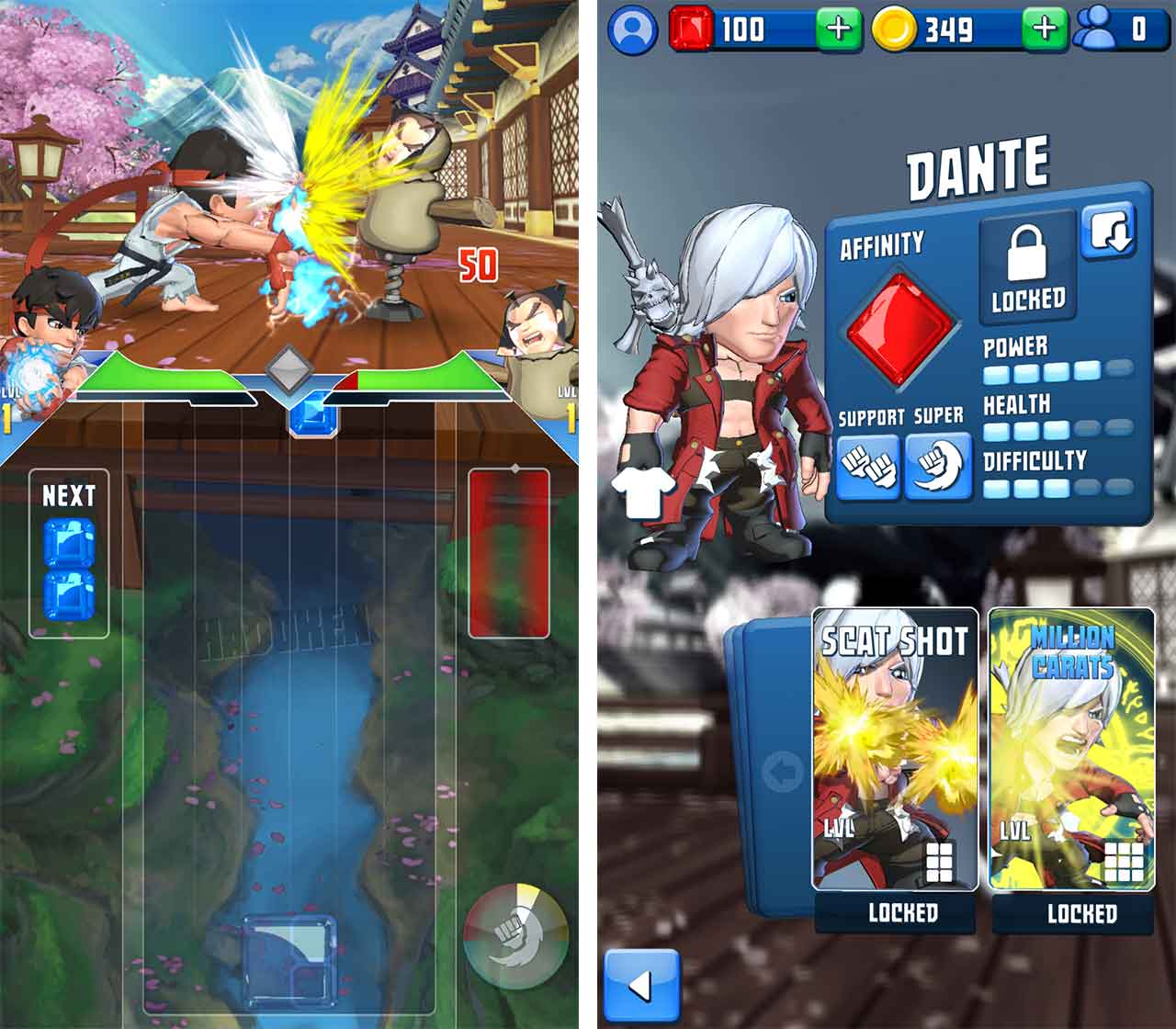 Puzzle Fighter Dante