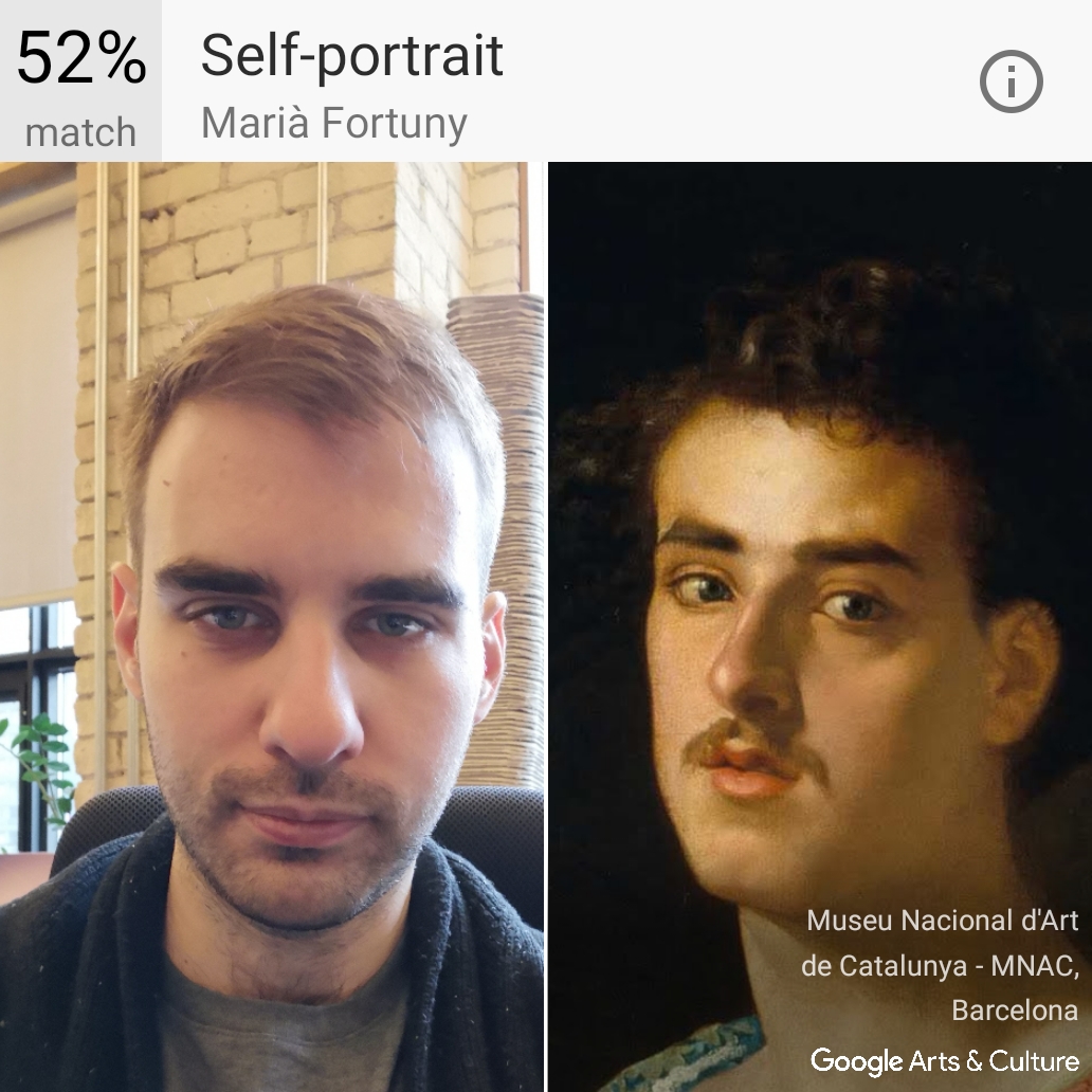Igor's arts and culture selfie