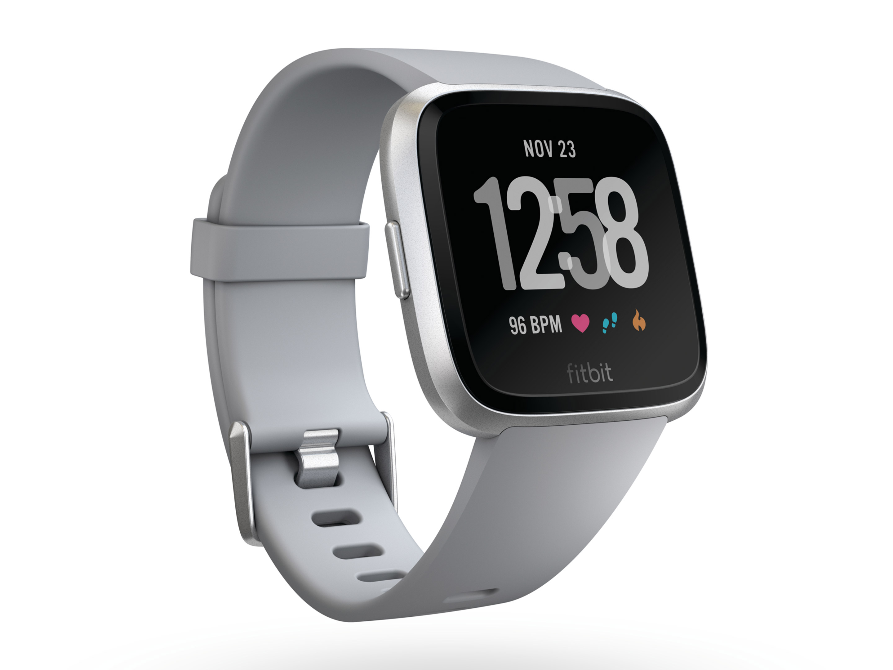 Fitbit's Versa smartwatch in white