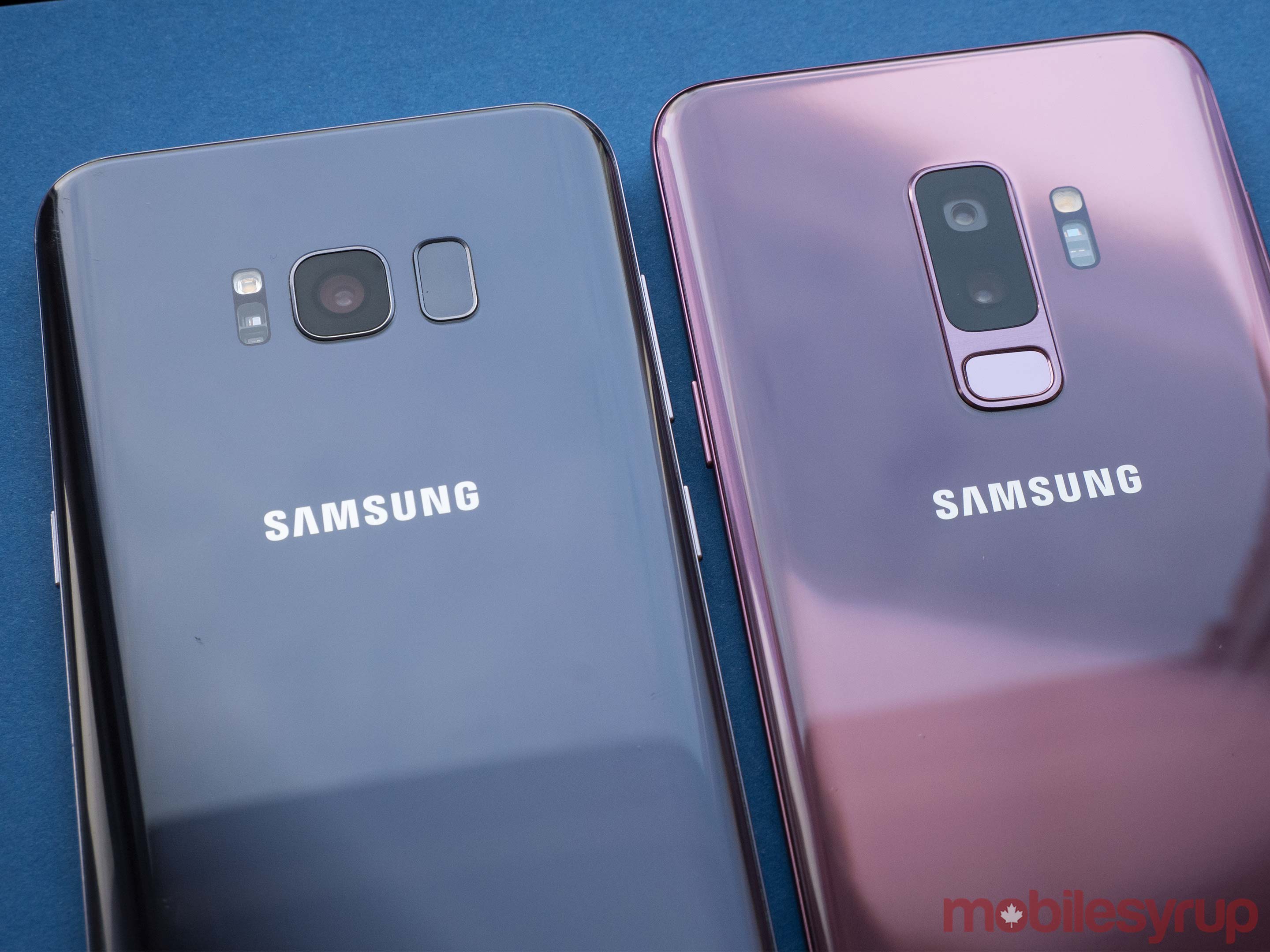 Side-by-side of the S9 and S8
