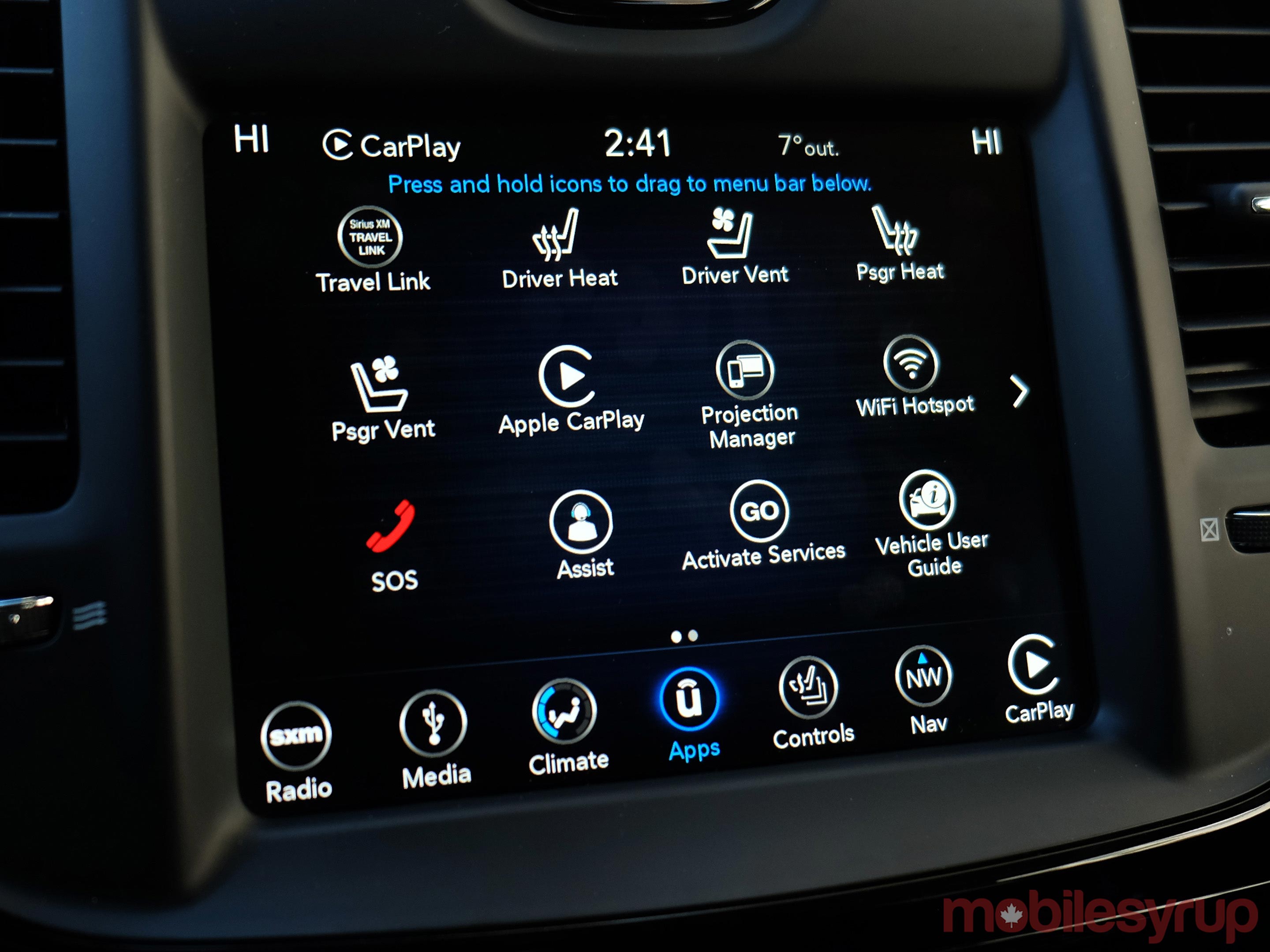 2018 Chrysler Uconnect Review: Back and forth | MobileSyrup
