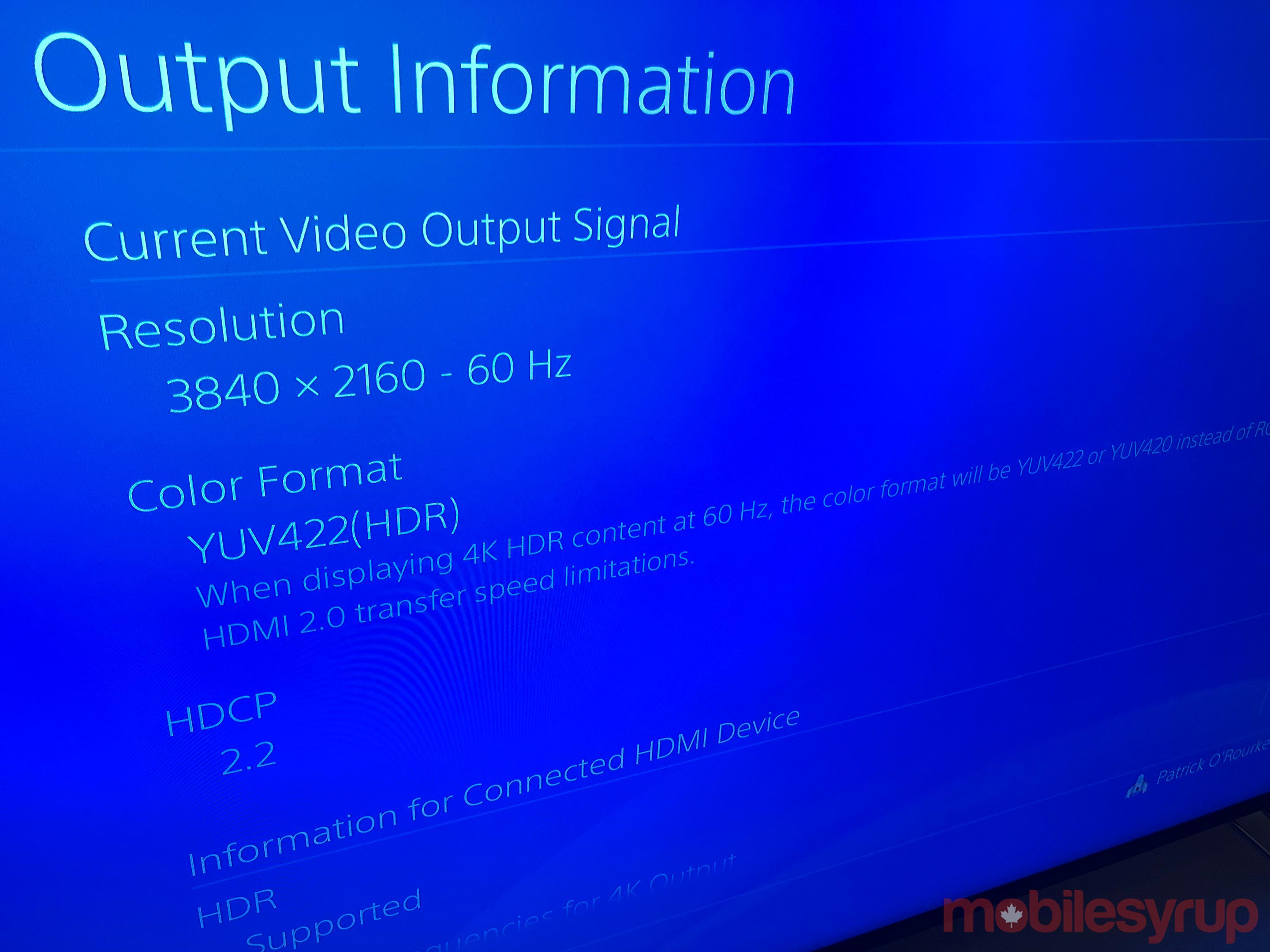 ps4 video resolution