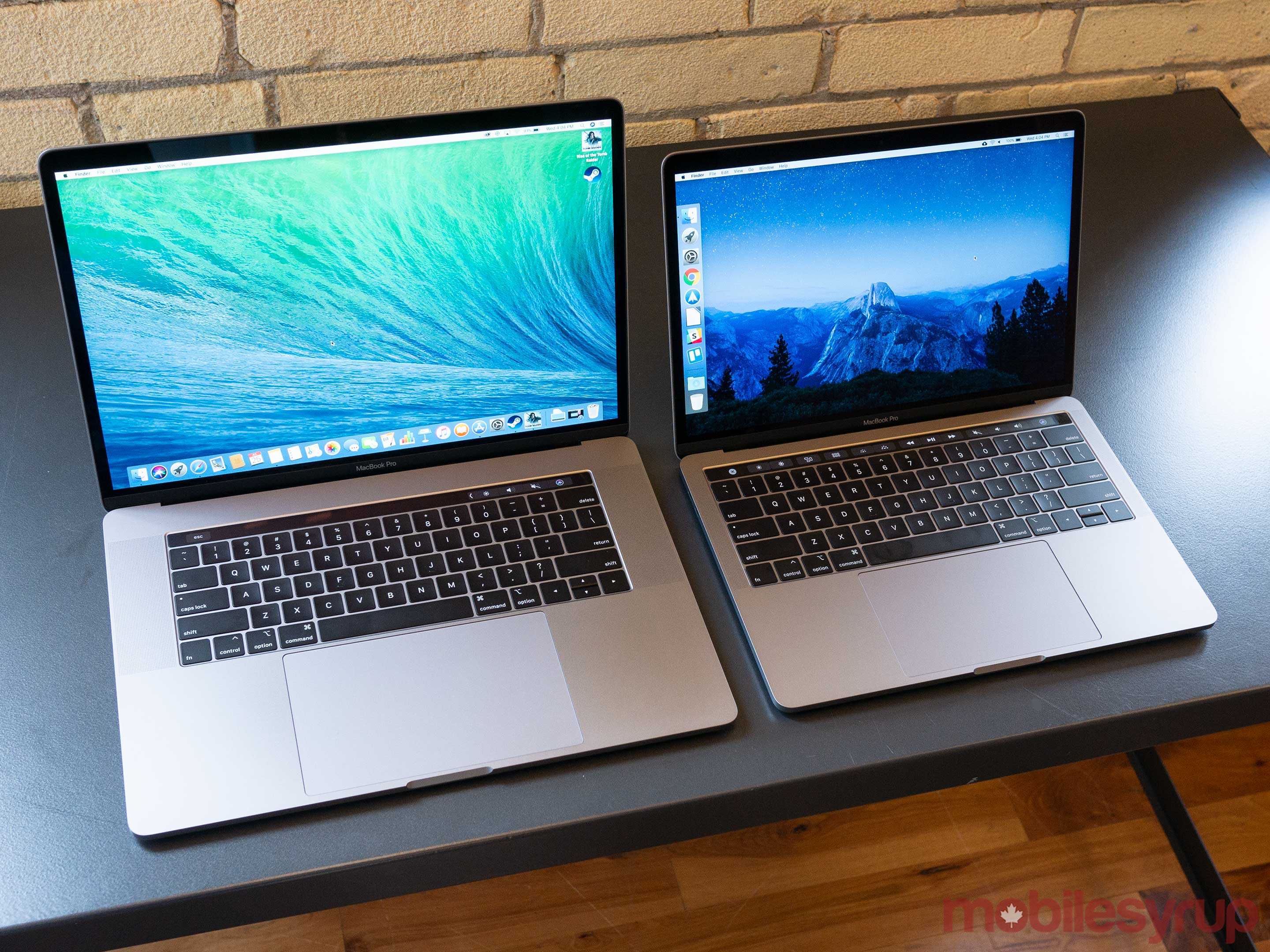 MacBook Pro 2018 15-inch and 13-inch