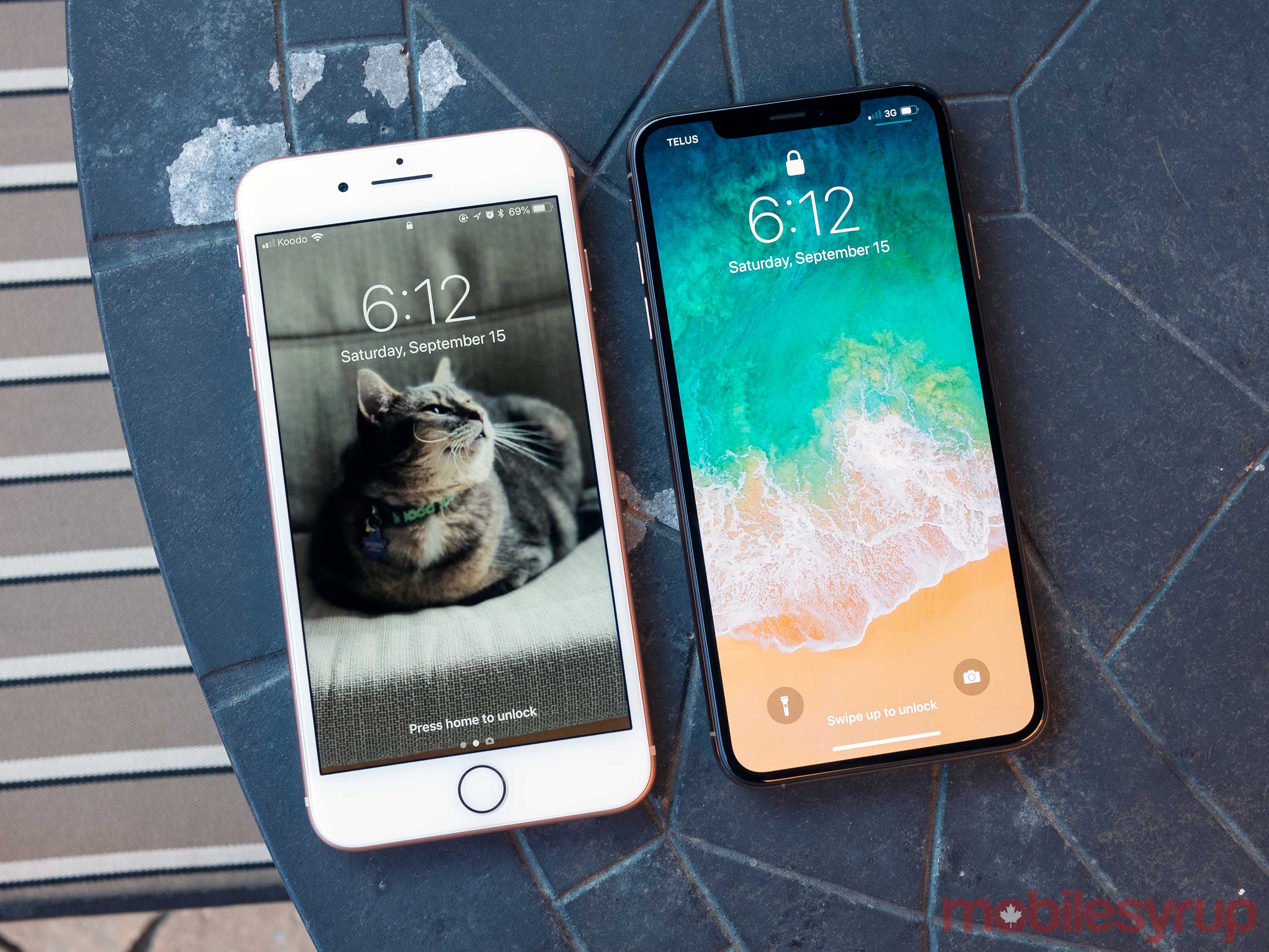 iPhone XS vs iPhone 8 PLus 