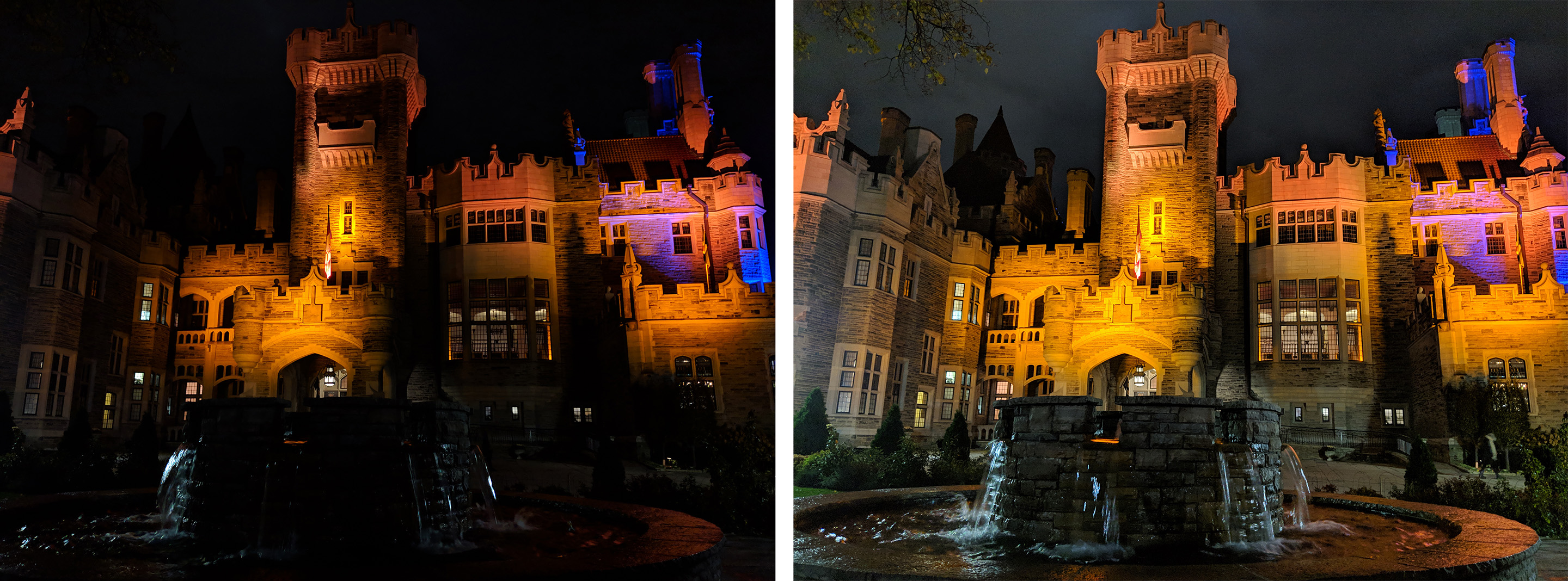Pixel 3 Night Sight comparison