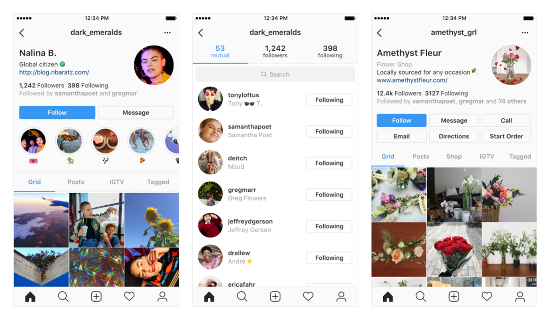Instagram's profile experiments