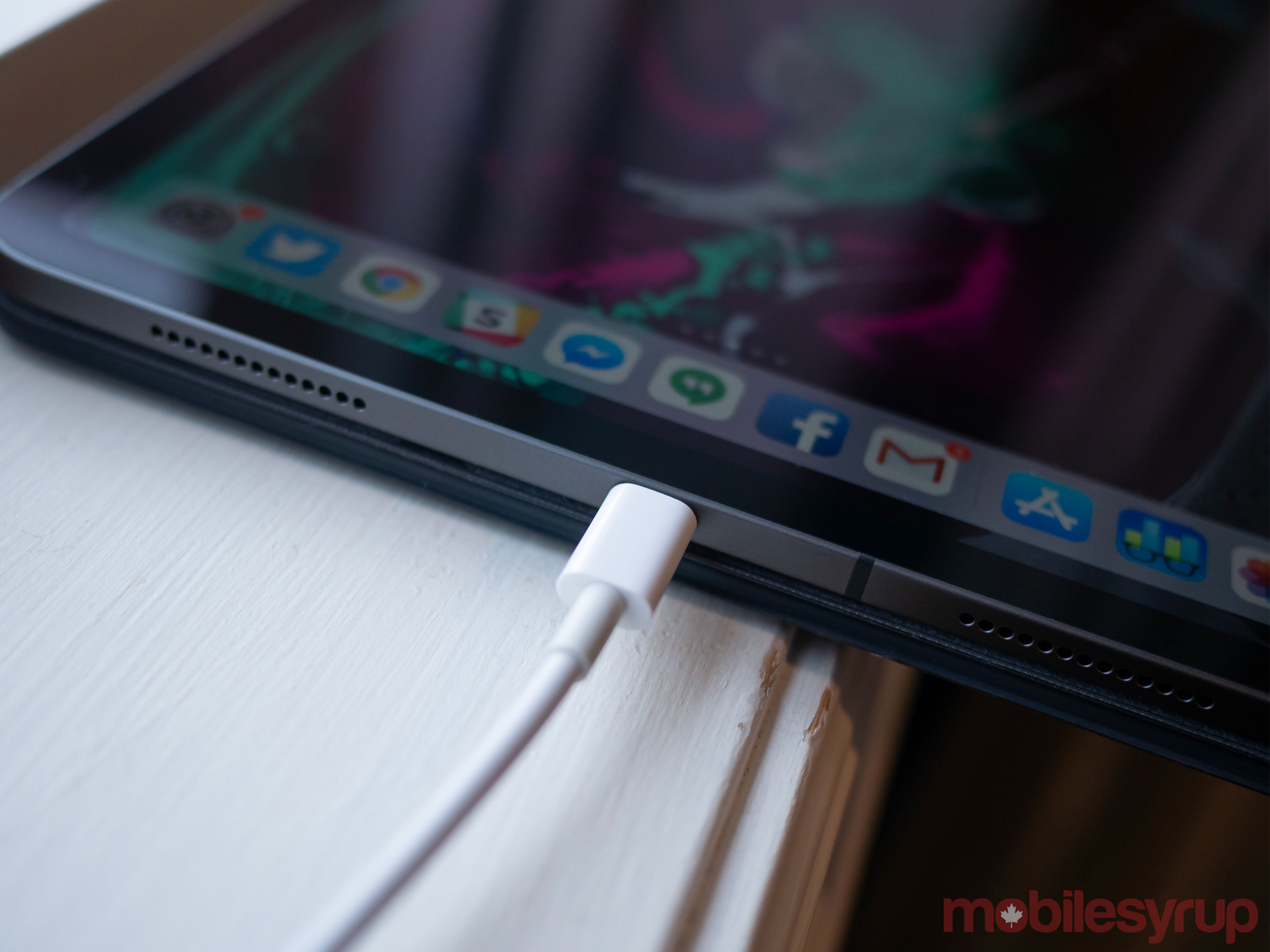 iPad Pro 2018 USB-C charging