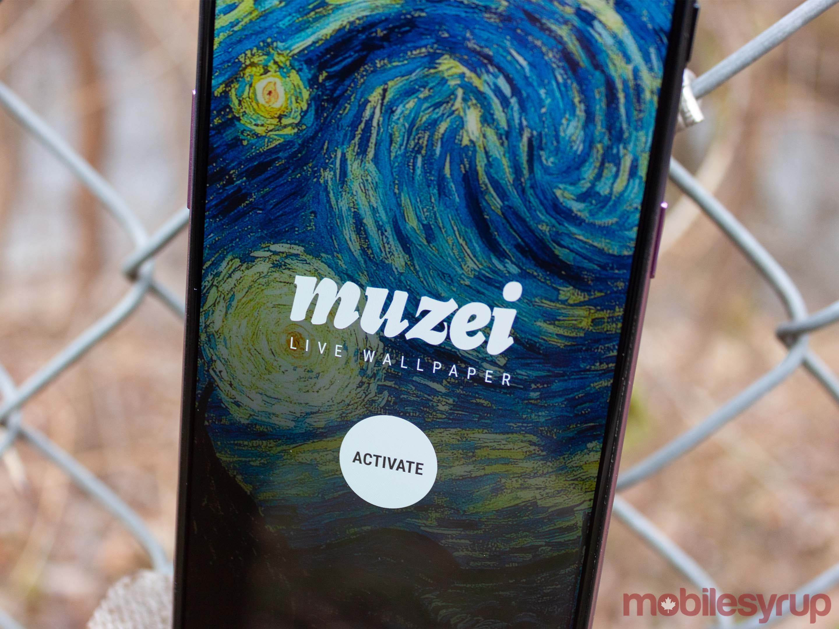 Muzei app on Android