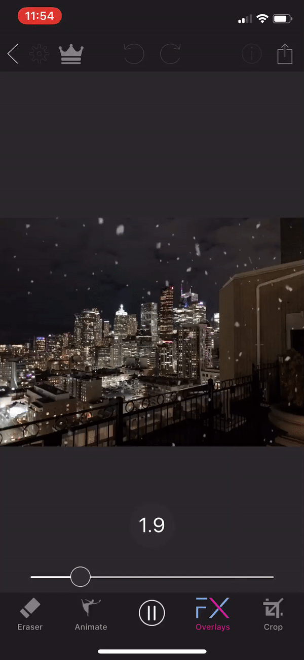 Plotaverse snow animation