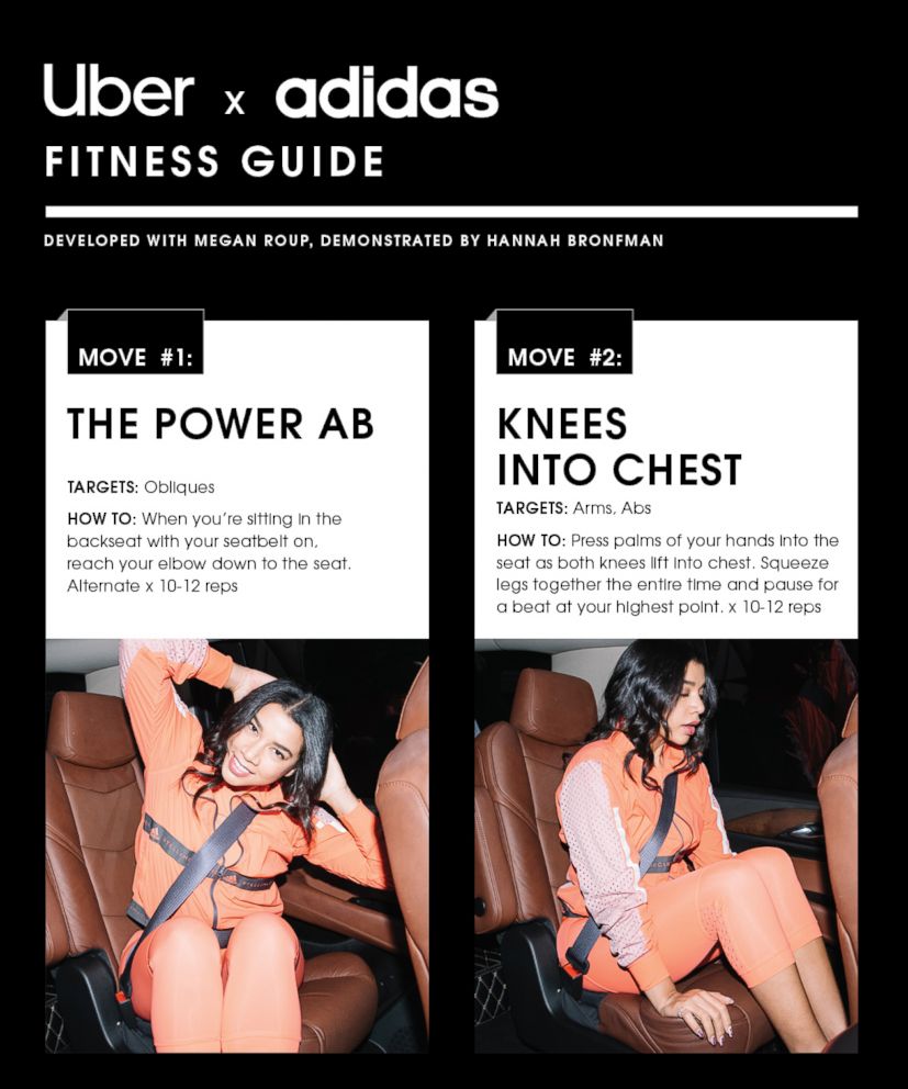 Uber in-car fitness guide