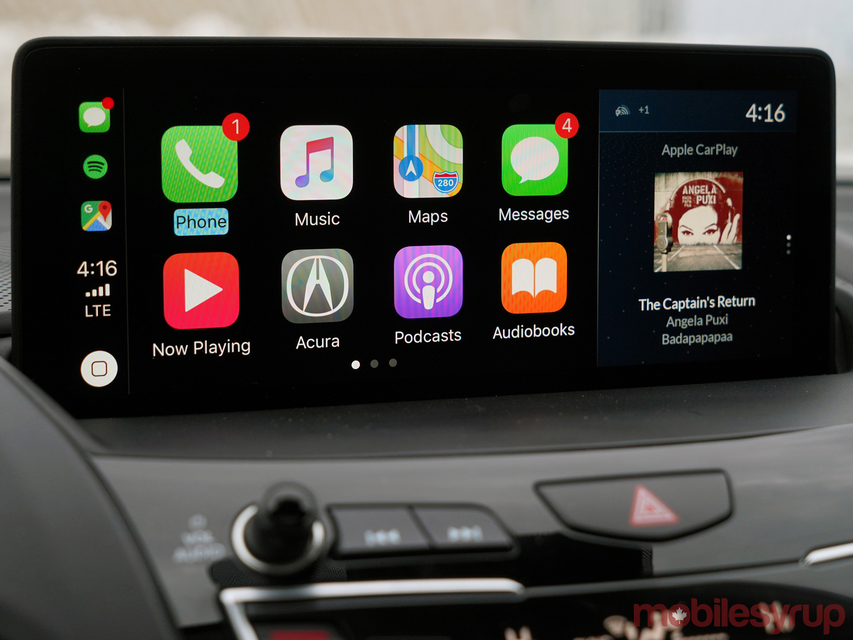Acura True Touchpad CarPlay
