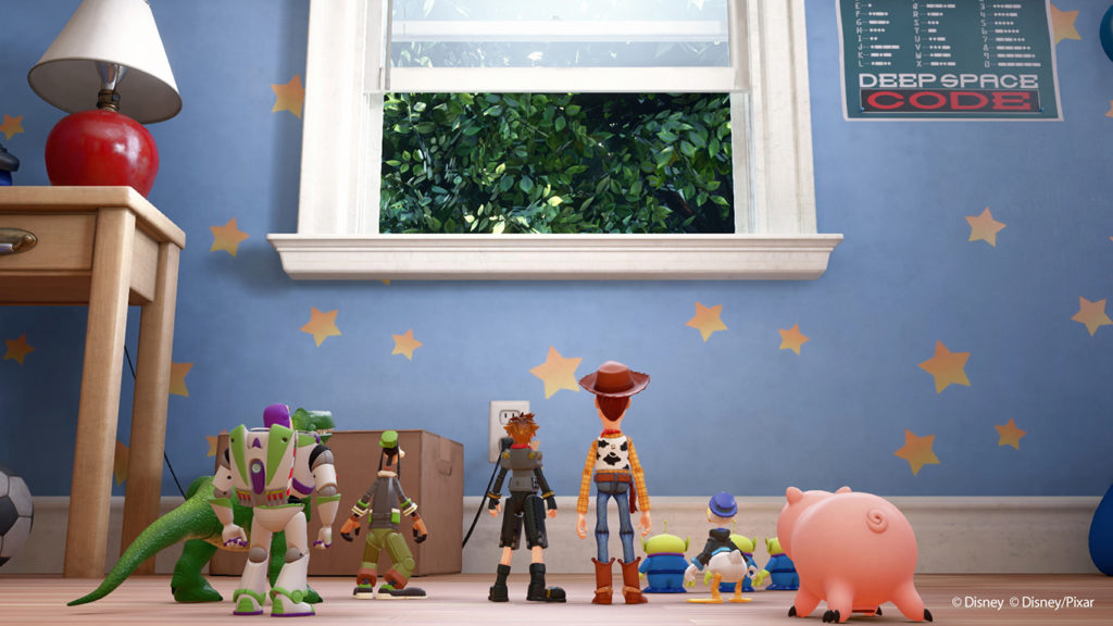 Kingdom Hearts 3 Toy Story Andy's room