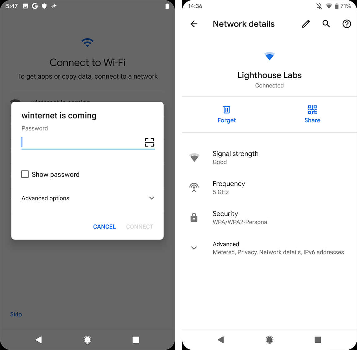 Android Q QR Wi-Fi