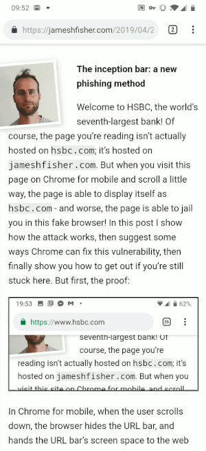 Chrome inception bar proof-of-concept