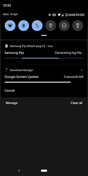 Play Store system update