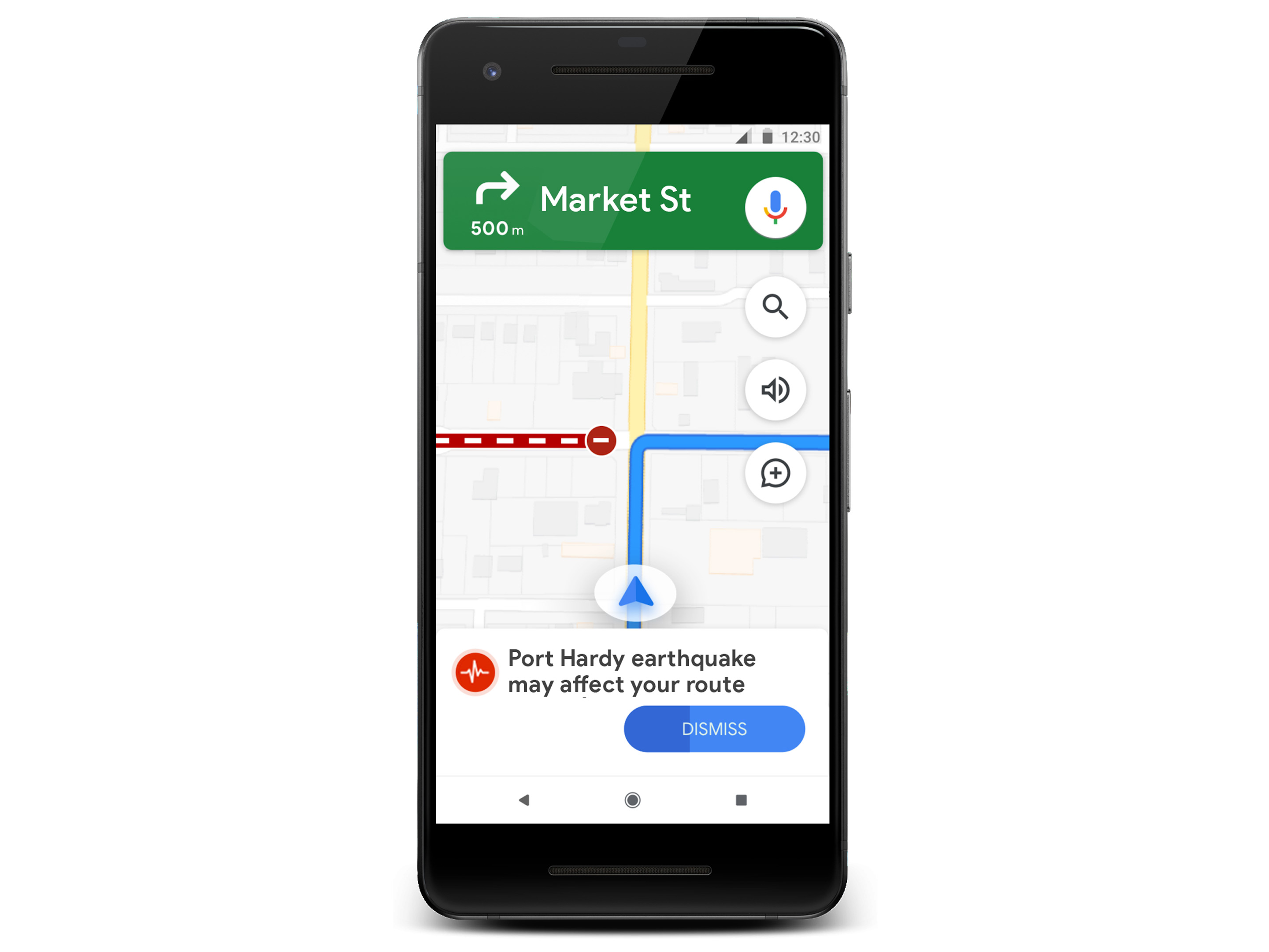 Google SOS Alert with alternate routing