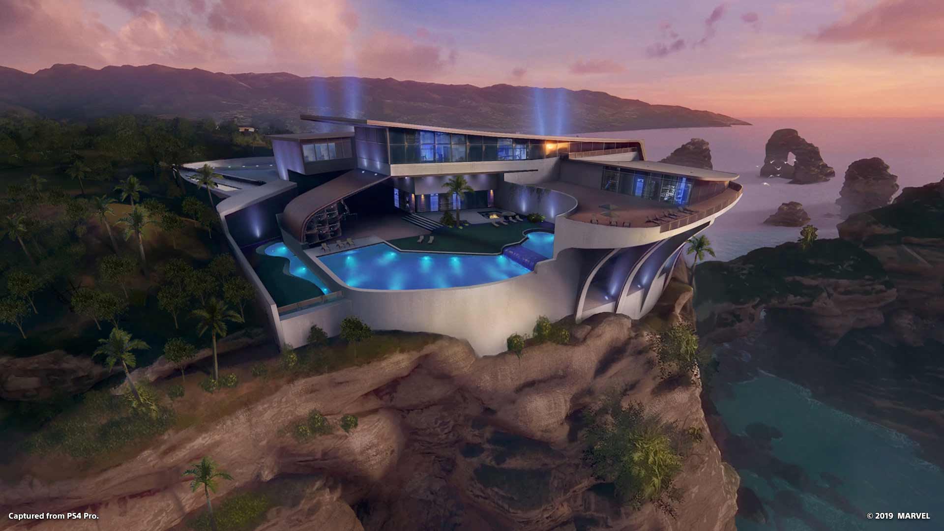 Iron Man VR Malibu house