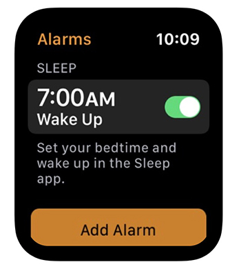 Apple Watch Sleep Alarm