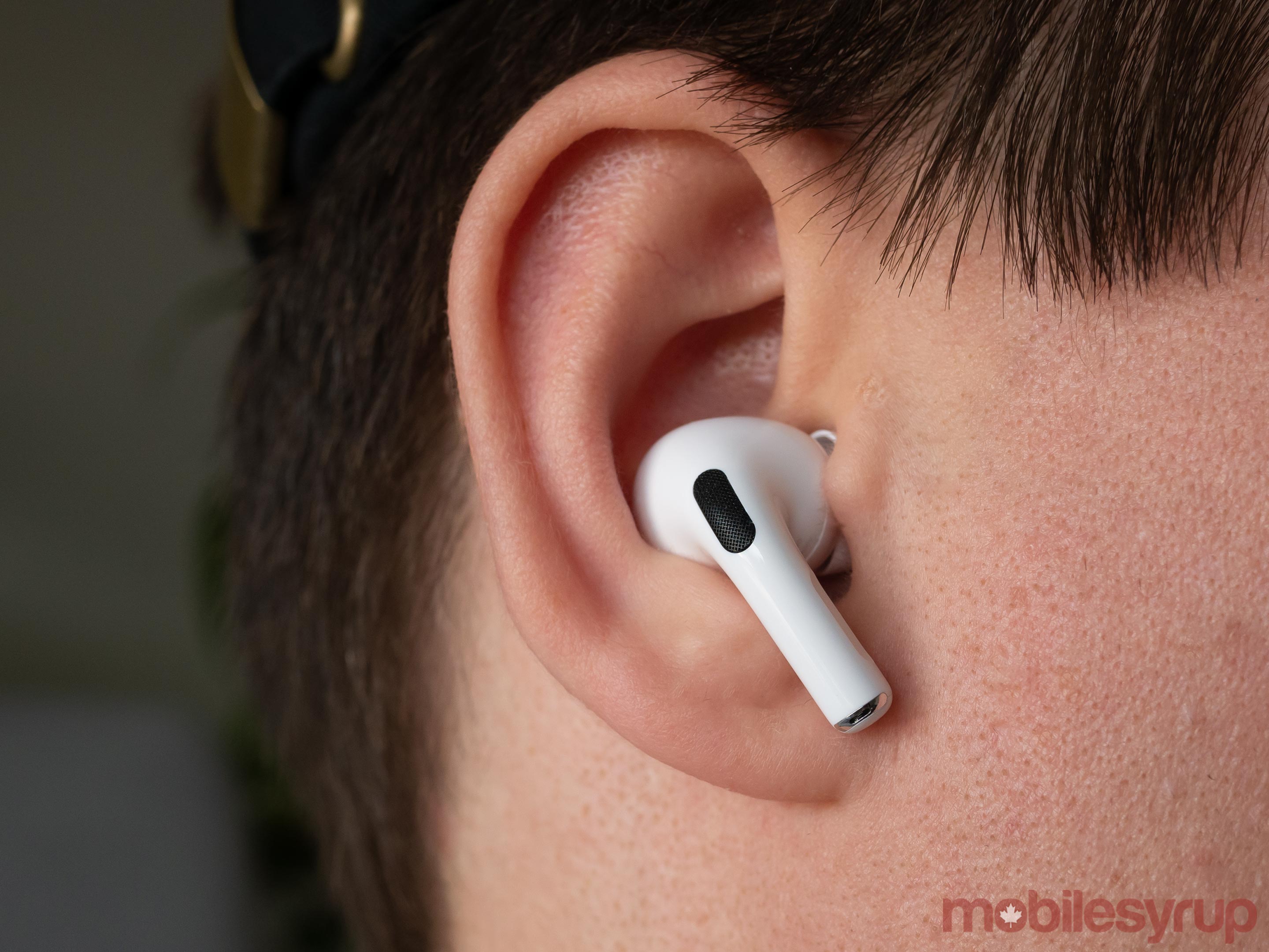 AirPods Pro angled in-ear
