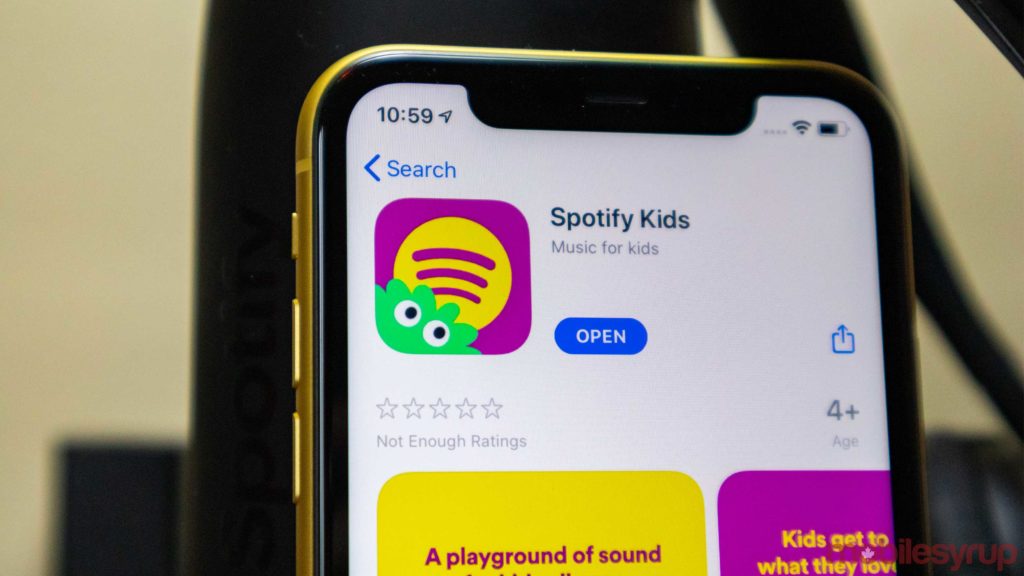 Spotify Kids update lets parents check listening history and block songs