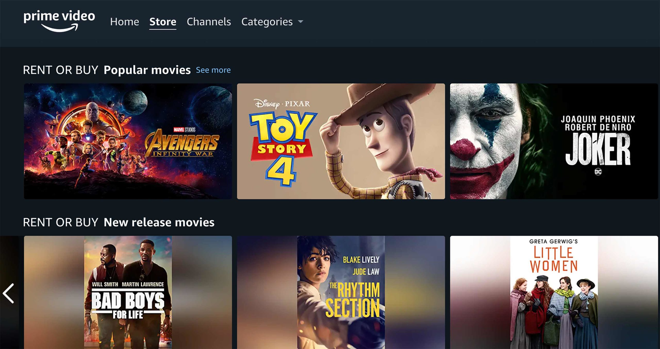 Amazon Launches Prime Video Store In Canada For Movie Rentals And Purchases