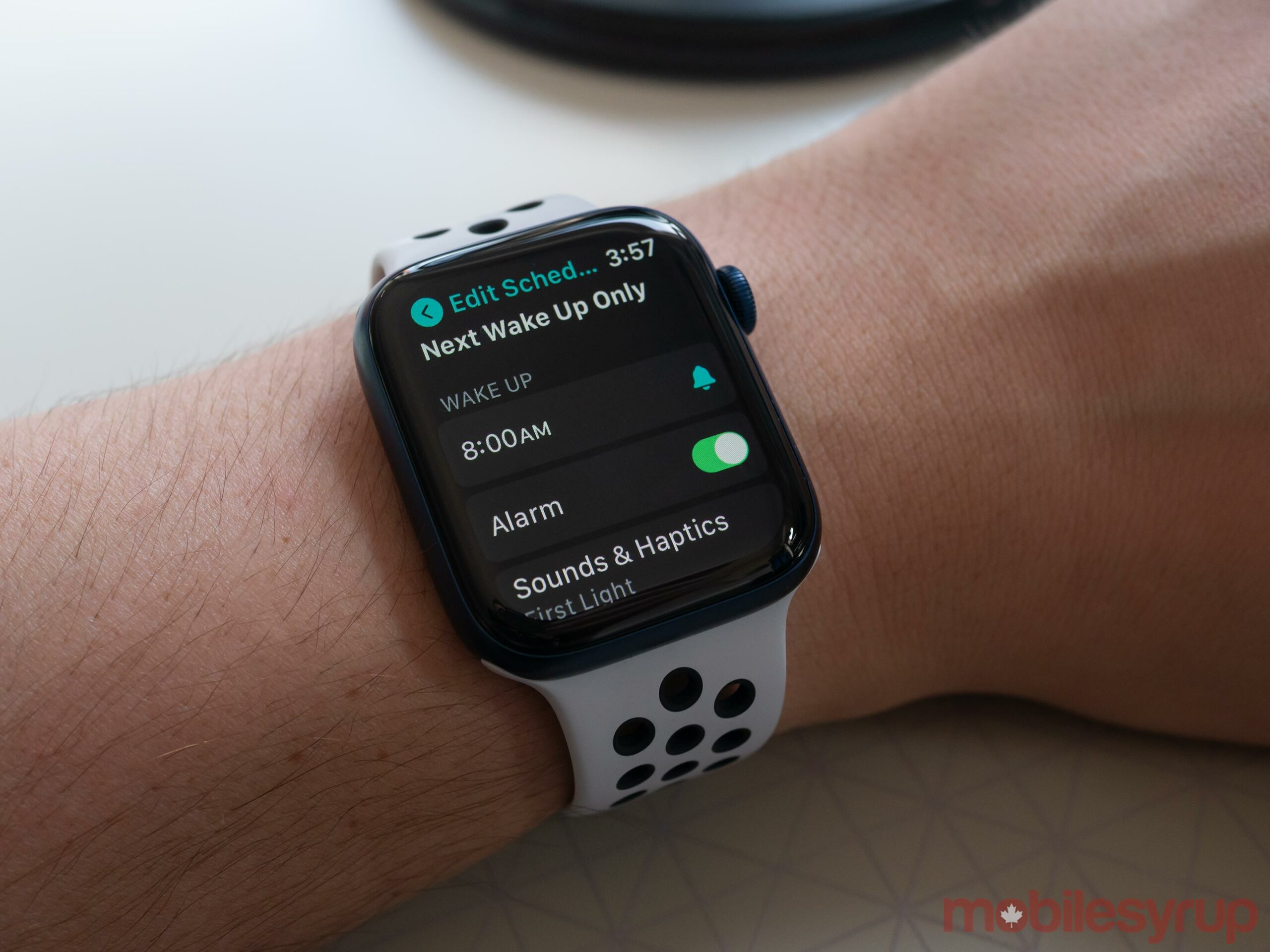 Apple Watch Series 6 Sleep app